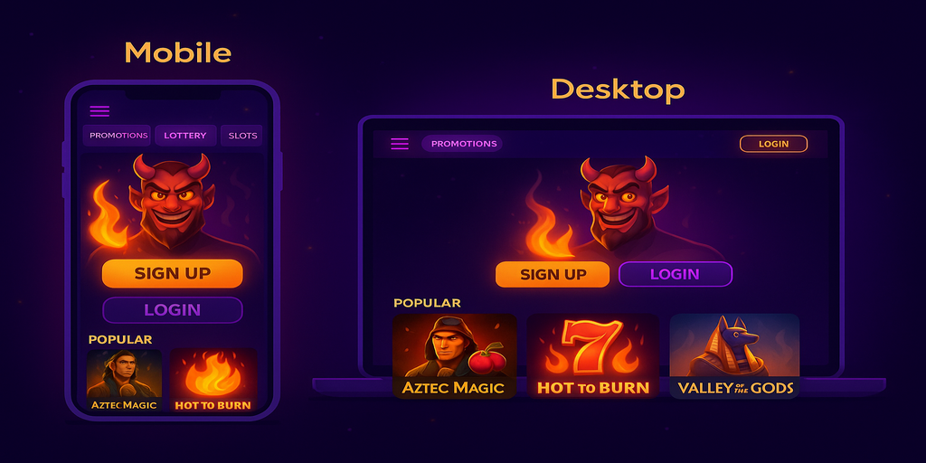 Mobile Versions of Hellspin Casino in Australia